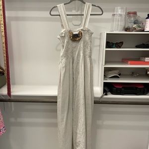 Mirth Smocked Dress with removeable broach. NWT